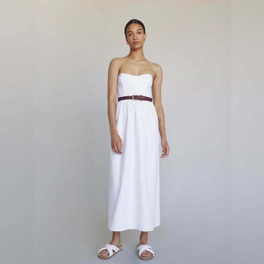 Fettuccine Linen Dress Reformation